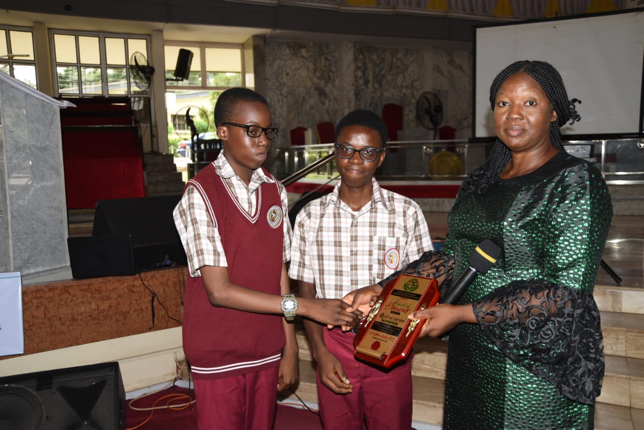 3-minute presentation by a JSS student of All Souls High School, Bodija, lbadan